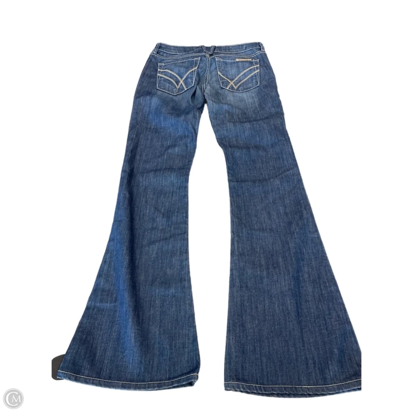 Jeans Flared By William Rast In Blue Denim, Size: 2
