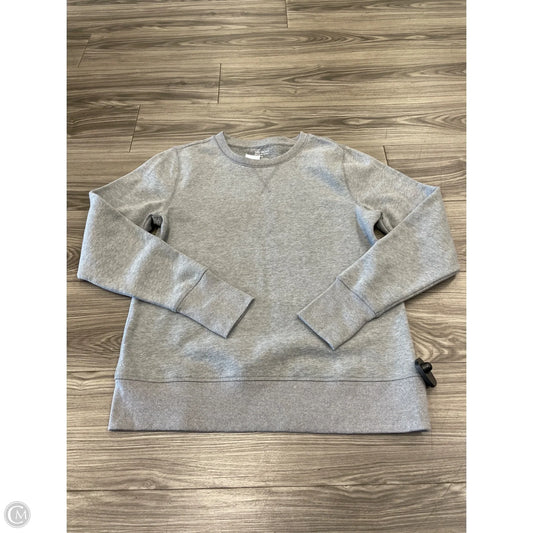 Sweatshirt Crewneck By Tek Gear In Grey, Size: M