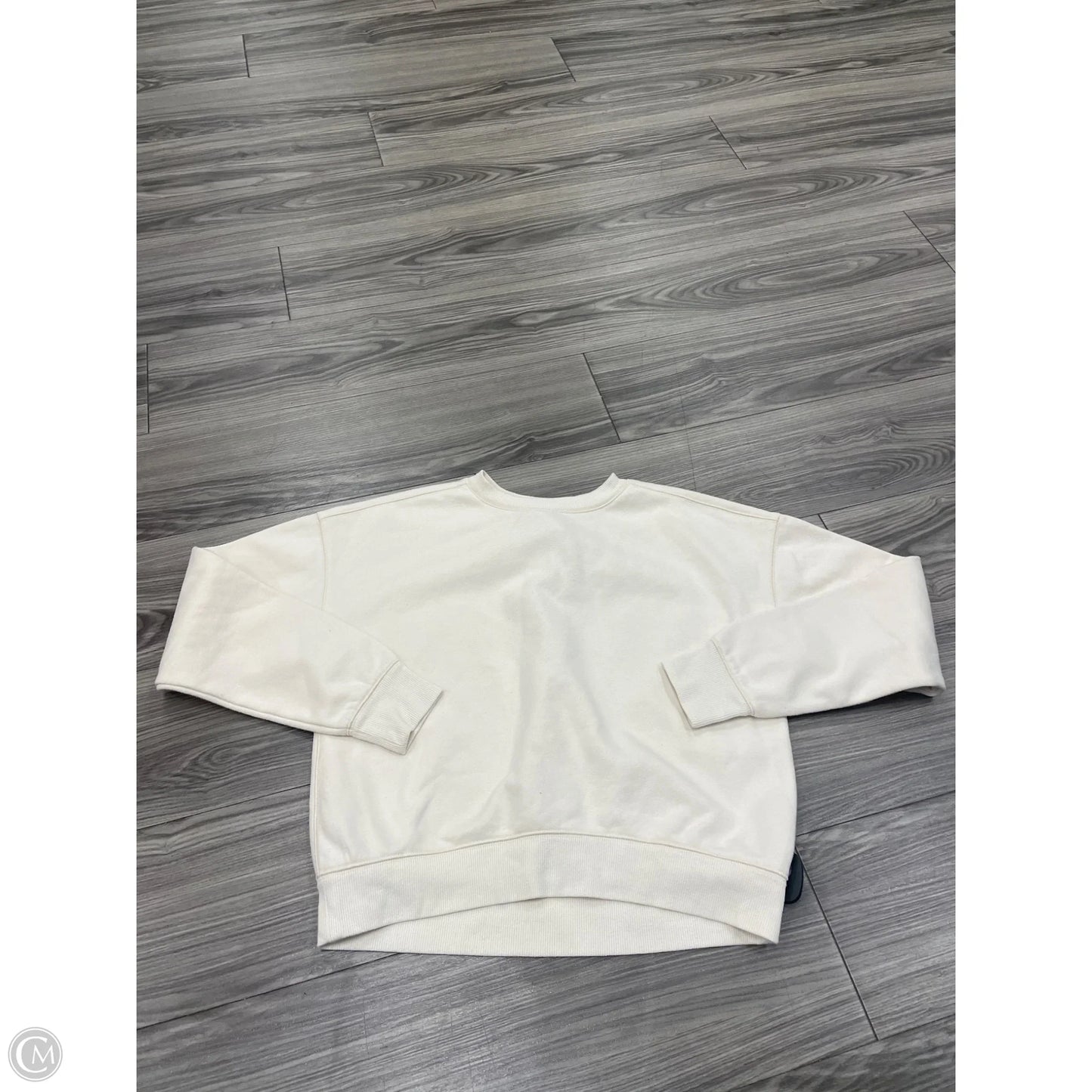 Sweatshirt Crewneck By Universal Thread In Cream, Size: S