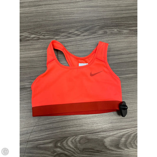 Athletic Bra By Nike In Pink, Size: S