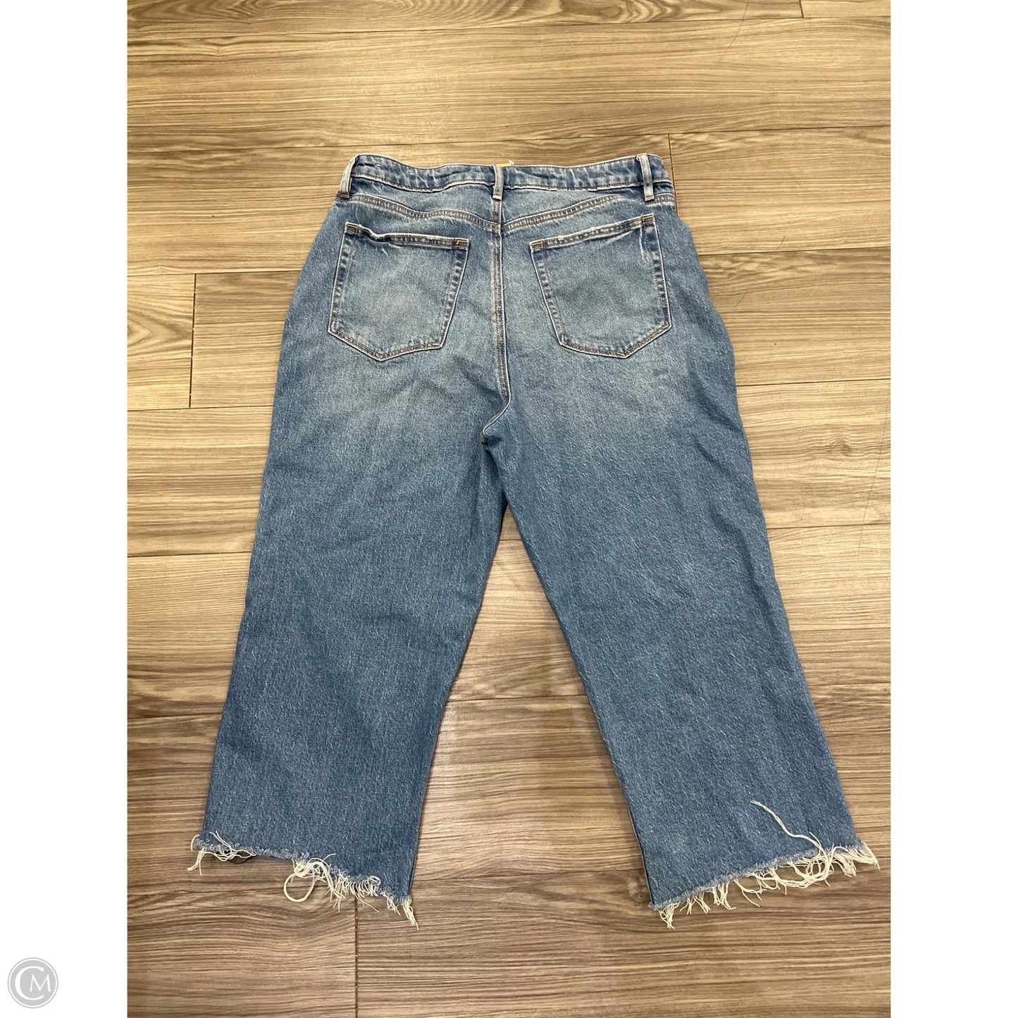 Jeans Wide Leg By Loft In Blue Denim, Size: 12