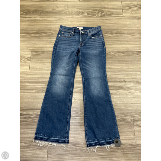 Jeans Flared By Lucky Brand In Blue Denim, Size: 4