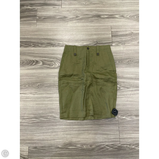 Skirt Midi By J. Crew In Green, Size: 0