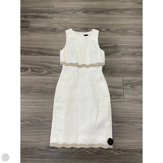 Dress Work By J. Crew In White, Size: 0
