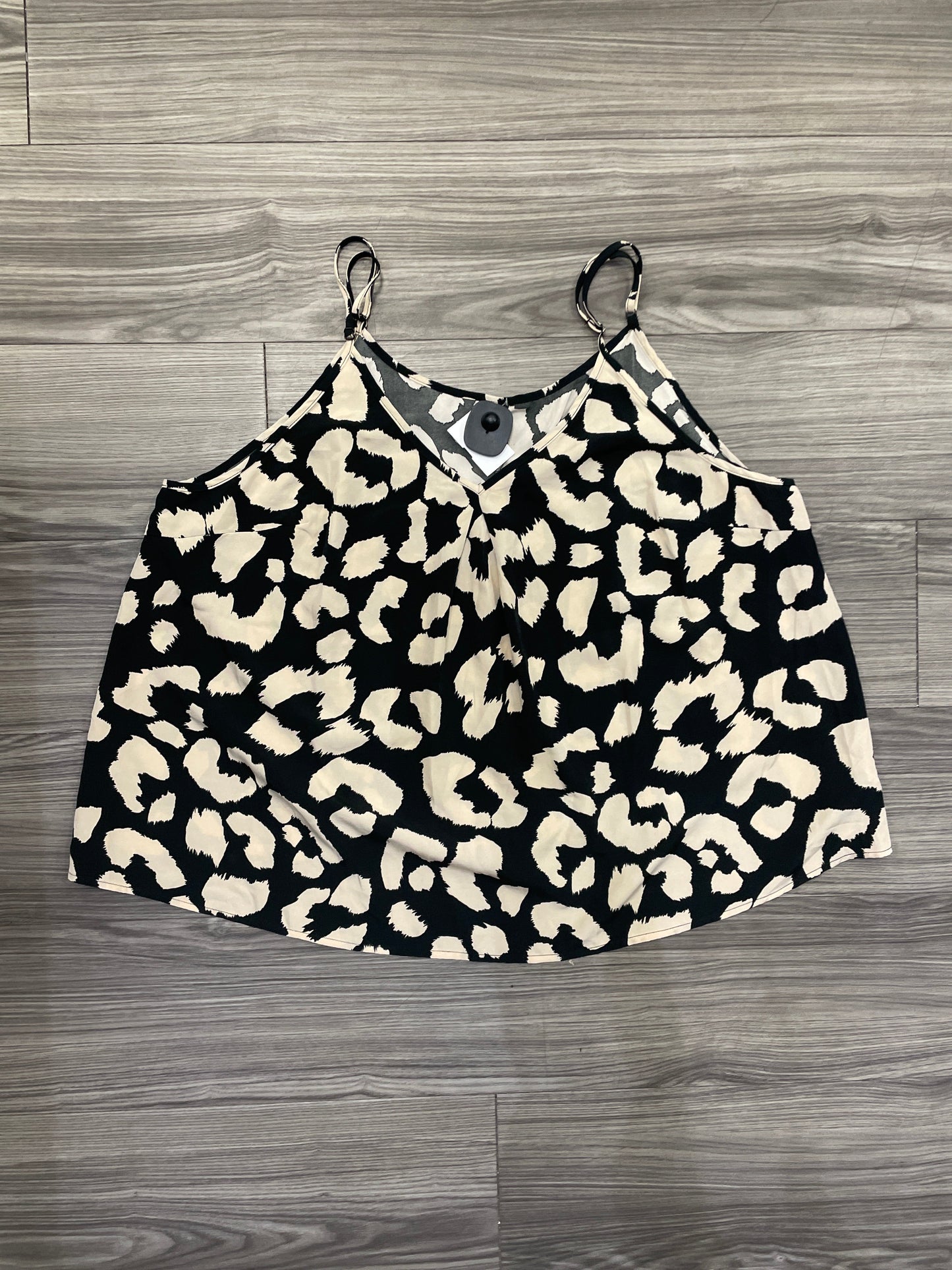 Tank Top By Clothes Mentor In Animal Print, Size: 4x
