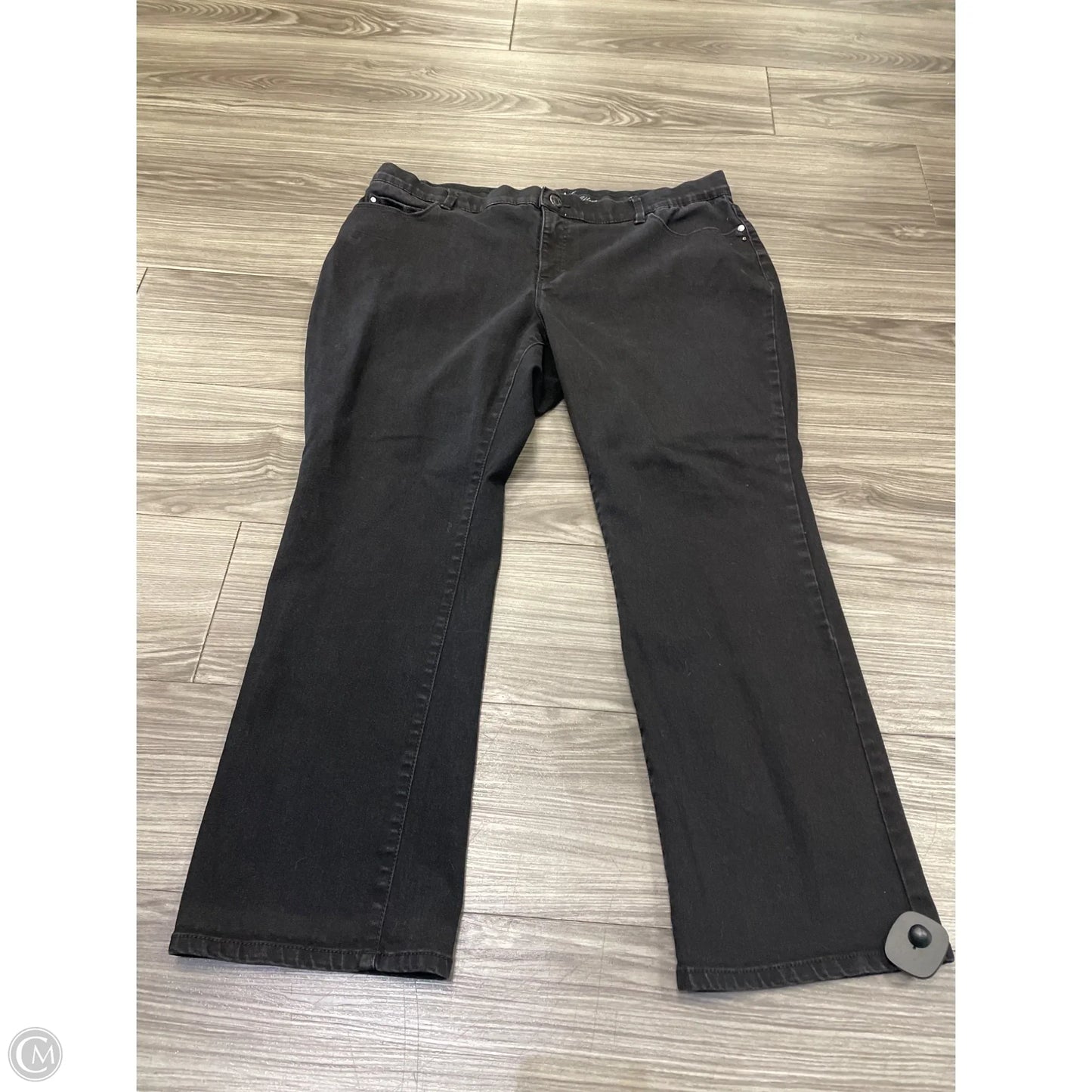 Jeans Boot Cut By Gloria Vanderbilt In Black, Size: 16