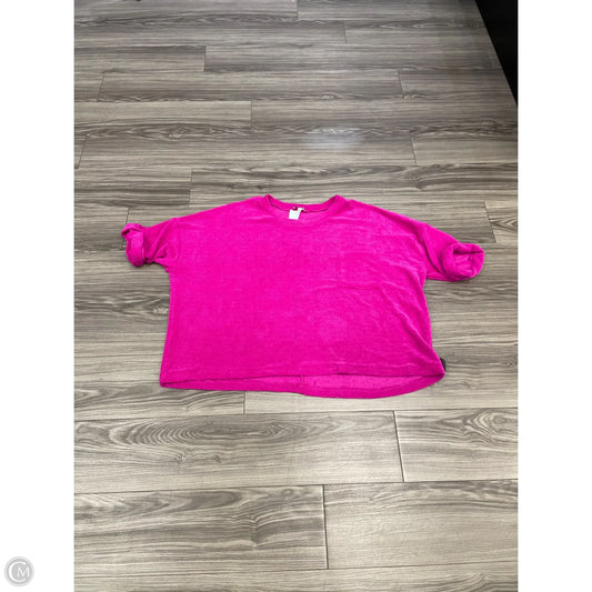Top Long Sleeve By White Birch In Pink, Size: L