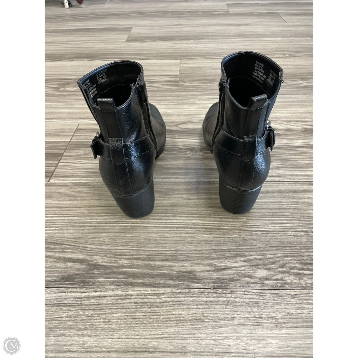 Shoes Flats By Clothes Mentor In Black, Size: 10