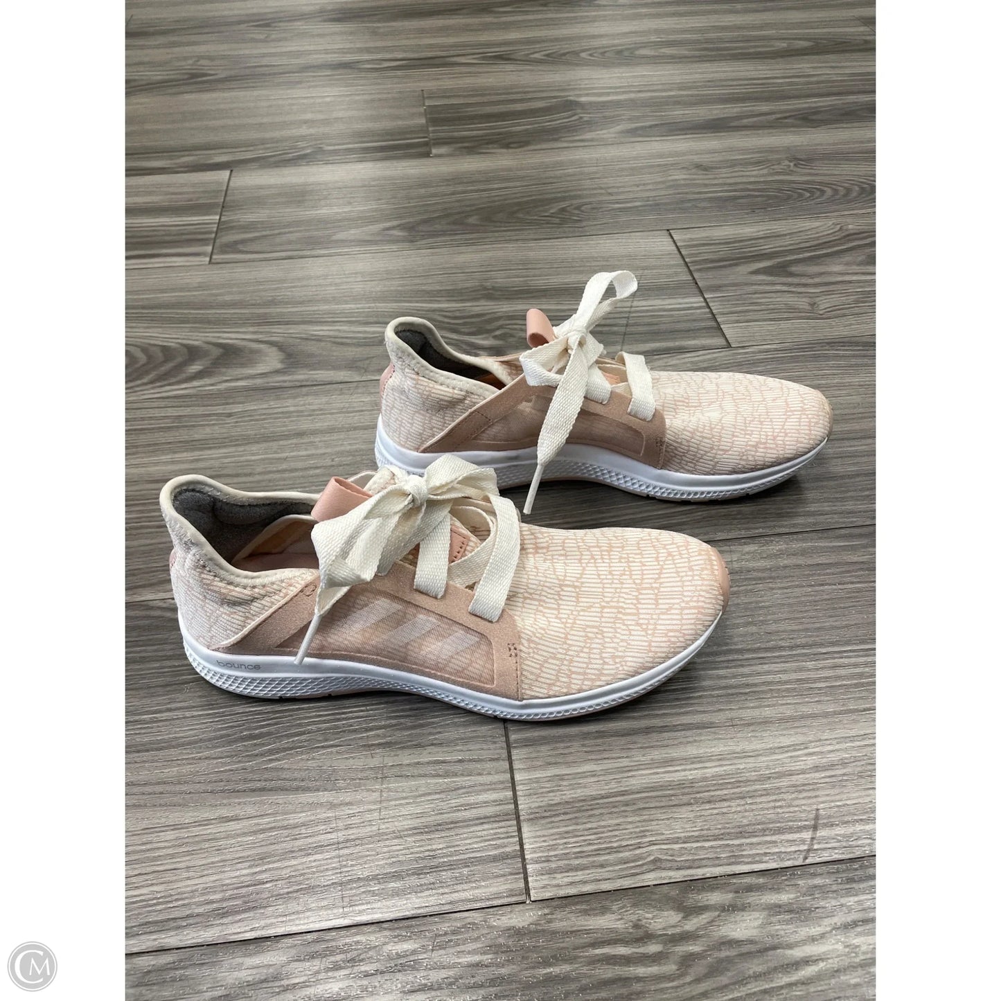 Shoes Sneakers By Adidas In Cream & Pink, Size: 9