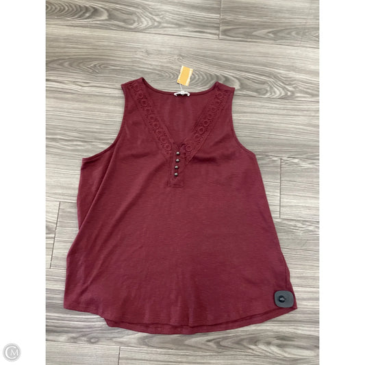 Tank Top By Maurices In Red, Size: 1x