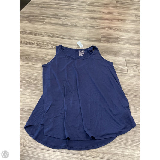 Tank Top By Terra & Sky In Navy, Size: 1x