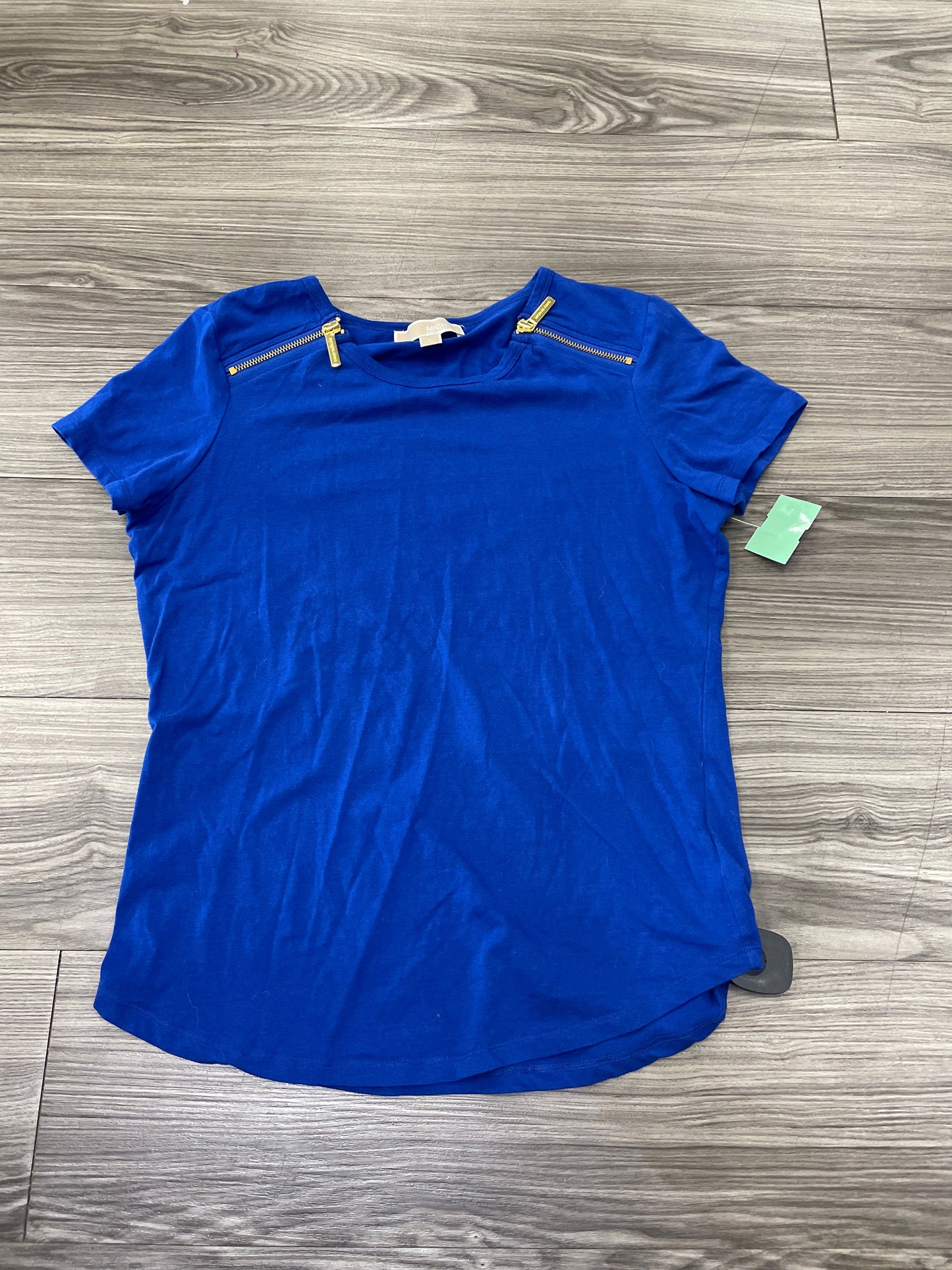 Blue Top Short Sleeve Michael Kors, Size L