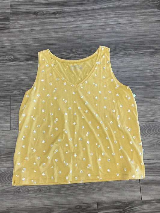 Yellow Tank Top Eddie Bauer, Size 2x