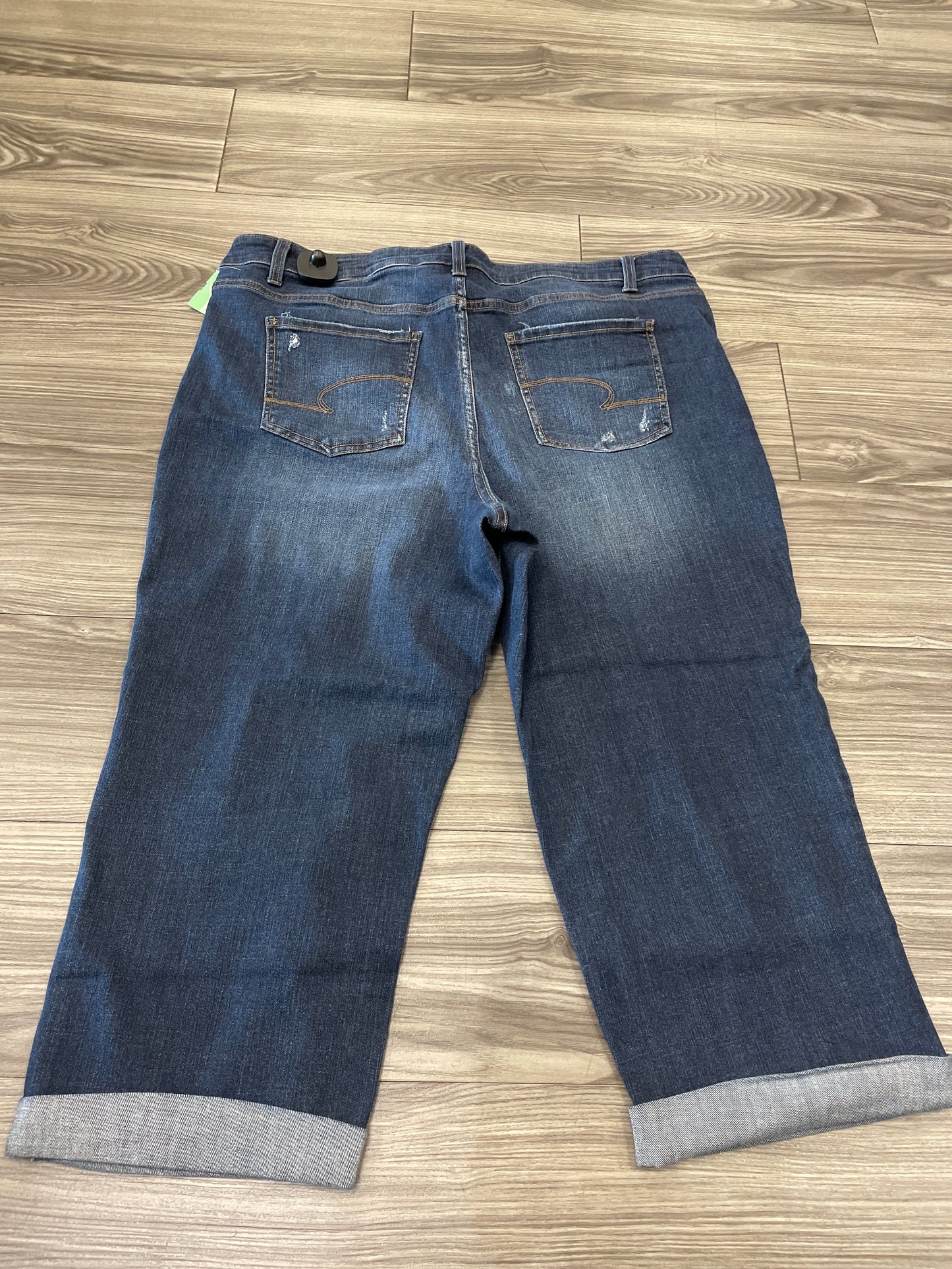 Blue Jeans Cropped Time And Tru, Size 20
