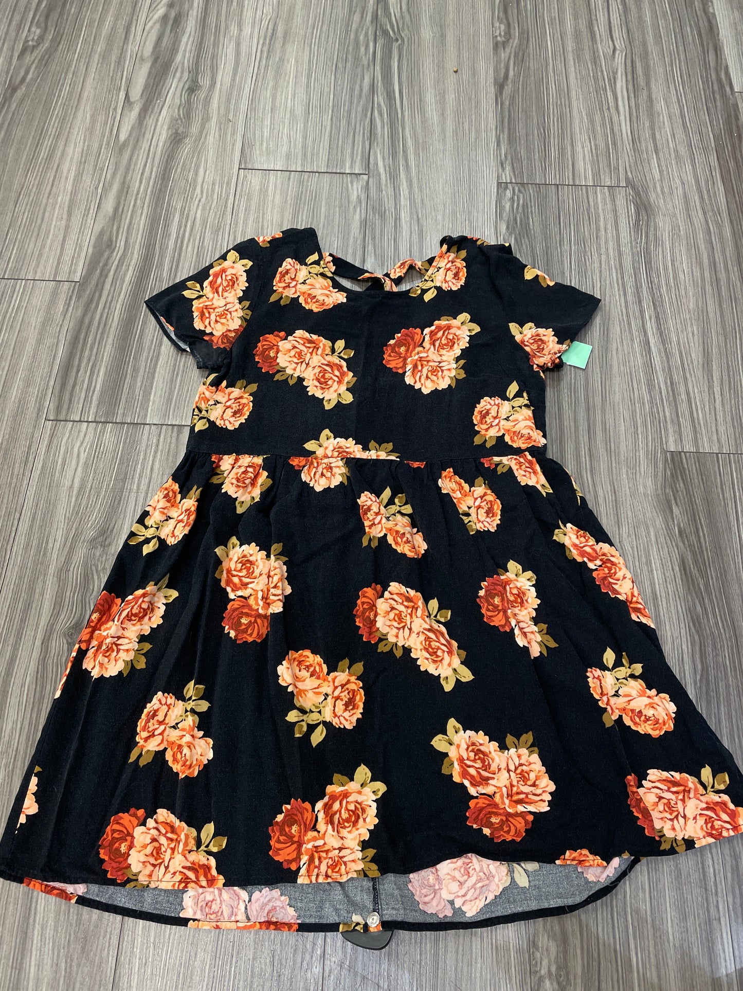 Floral Print Dress Casual Short Forever 21, Size S