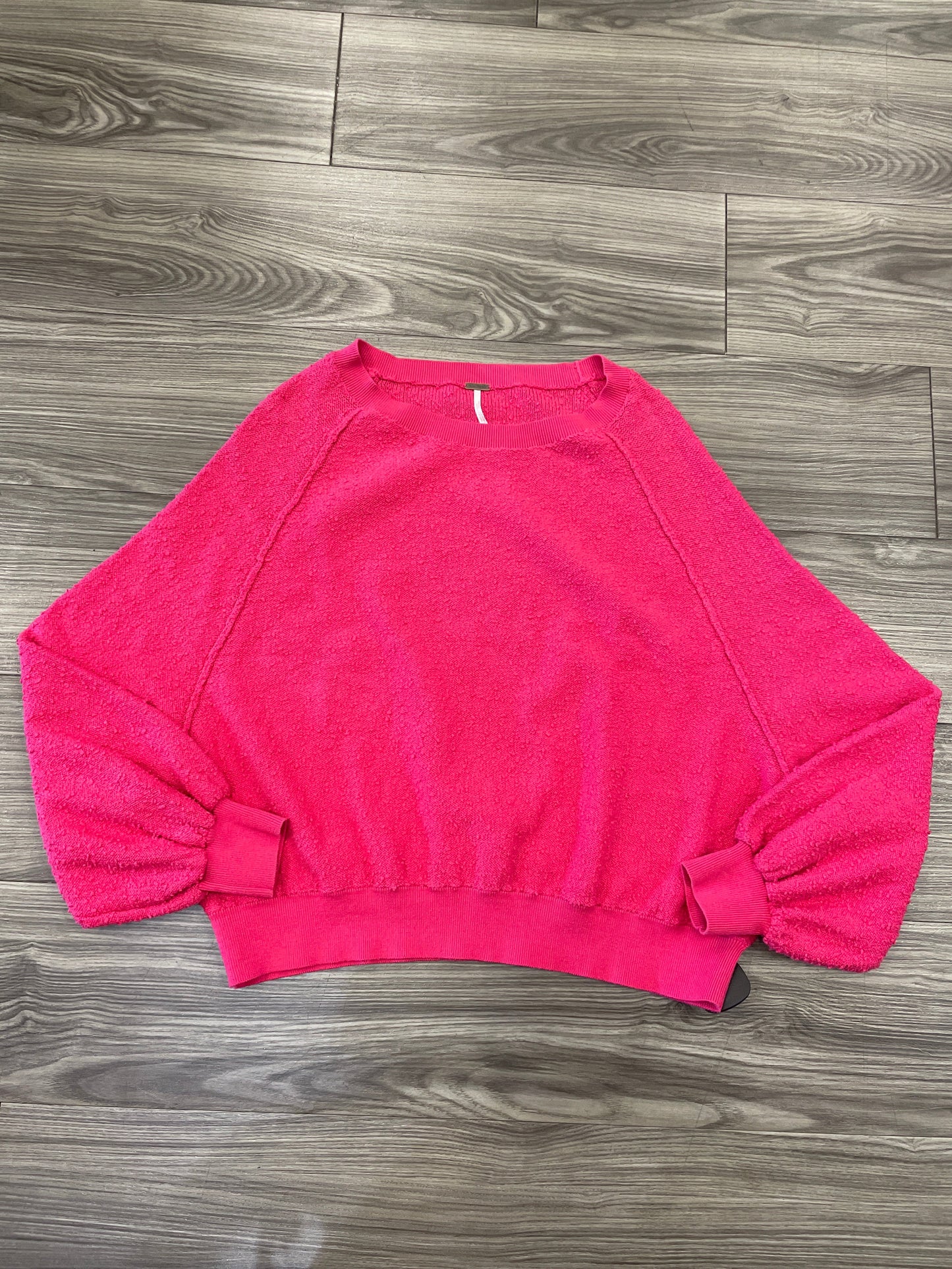 Pink Sweatshirt Crewneck Free People, Size S