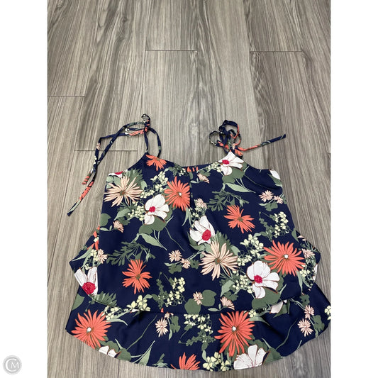 Tank Top By Banana Republic In Floral Print, Size: M