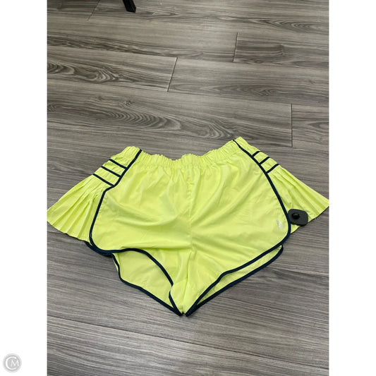Athletic Shorts By Free People In Yellow, Size: L