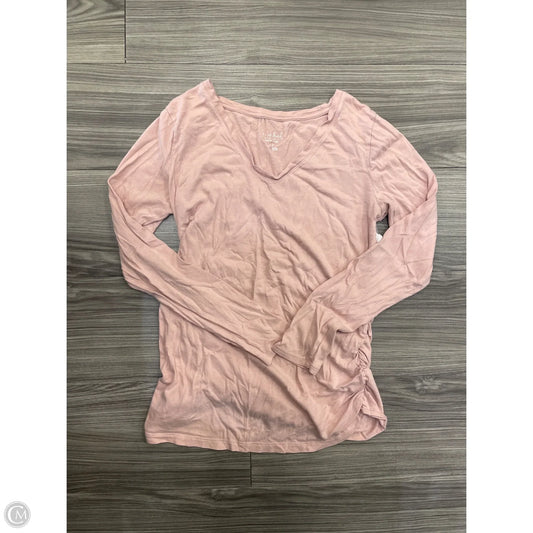Top Long Sleeve By Isabel Maternity In Pink, Size: S