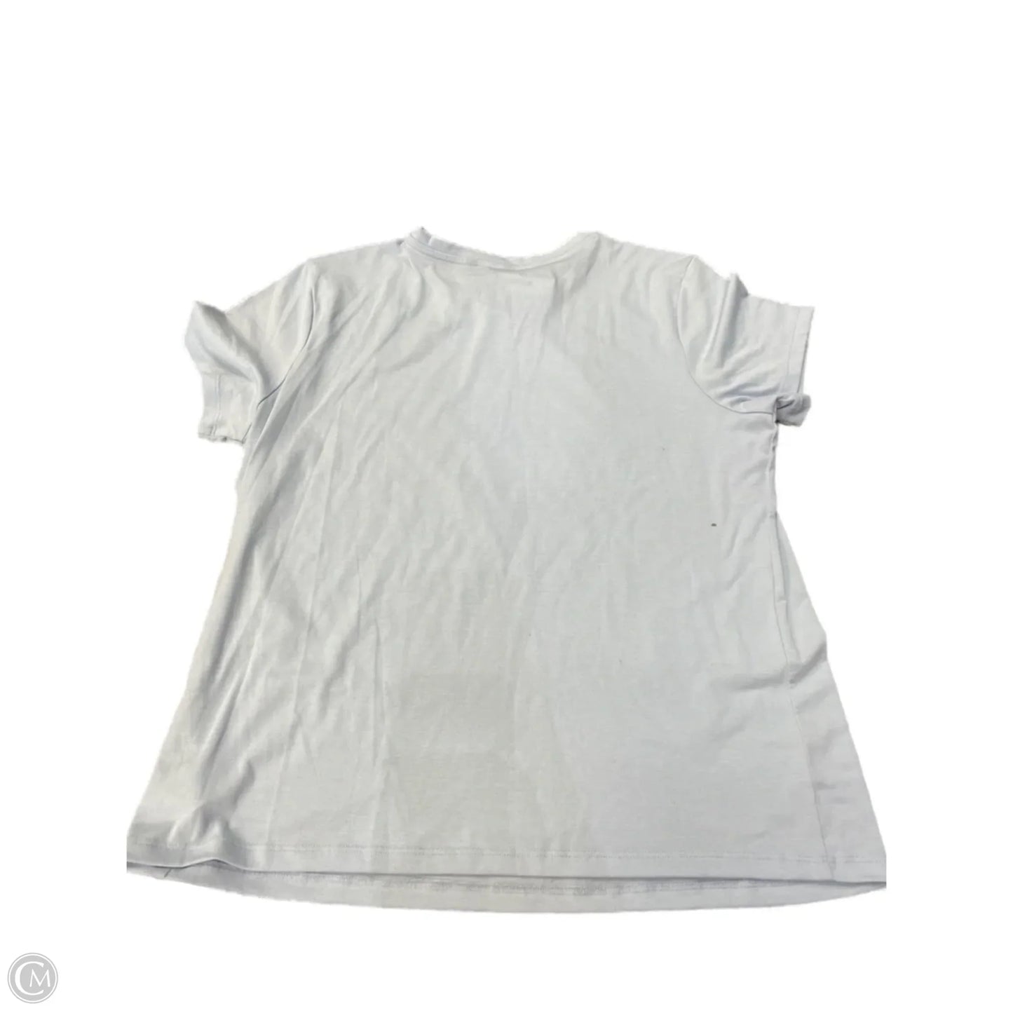 Top Short Sleeve By Eddie Bauer In Blue, Size: M