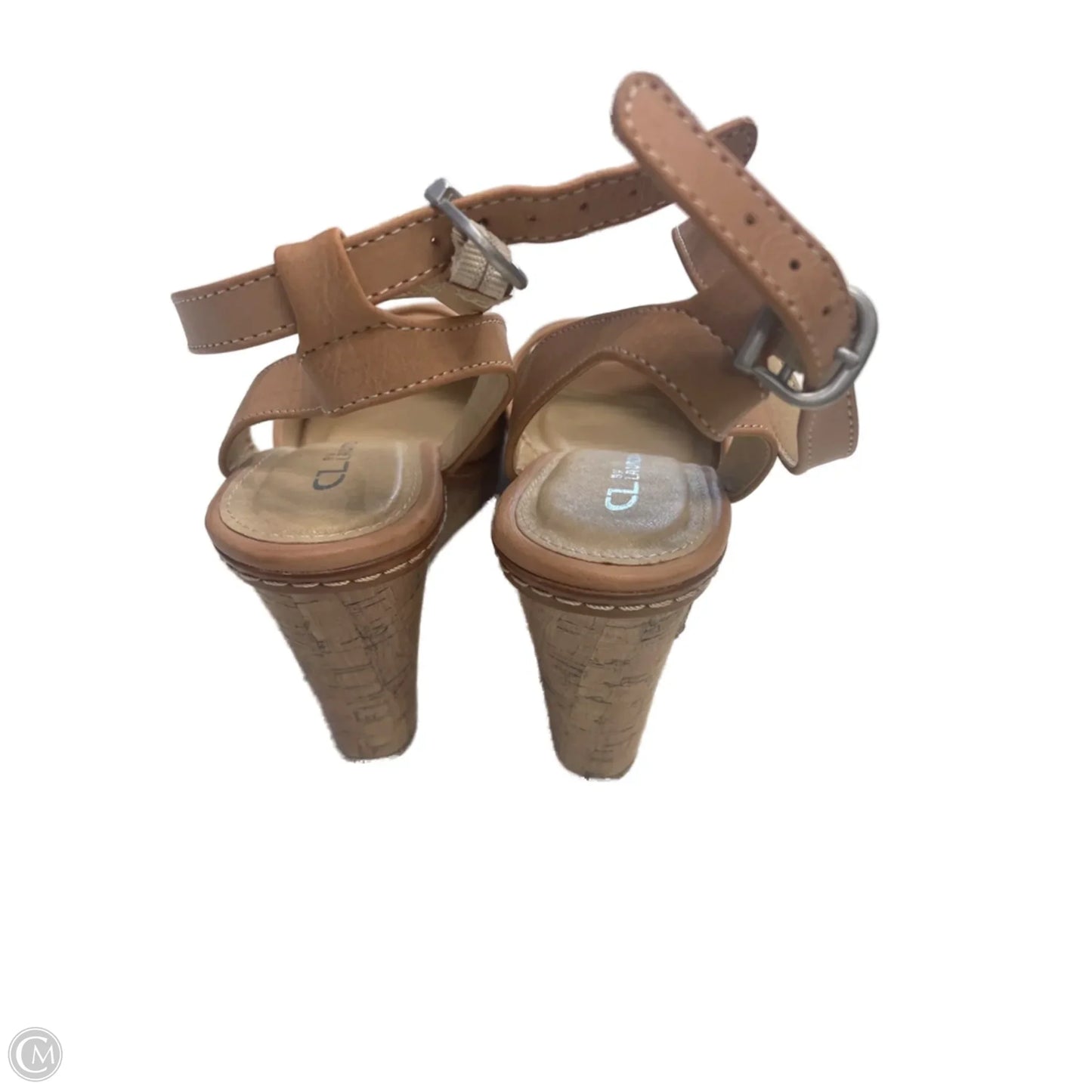 Shoes Heels Wedge By Cl By Chinese Laundry In Tan, Size: 10