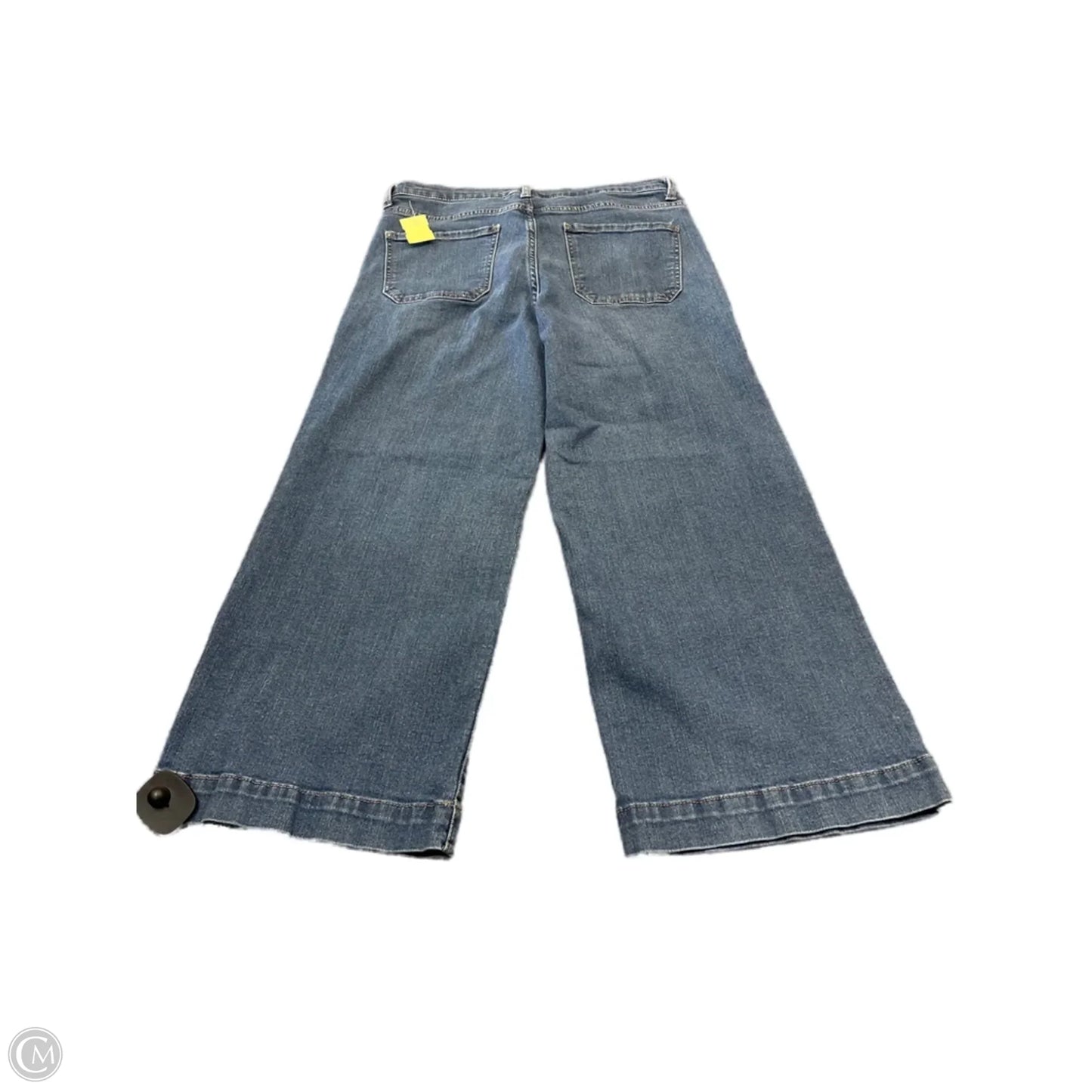 Jeans Wide Leg By Time And Tru In Blue Denim, Size: 12