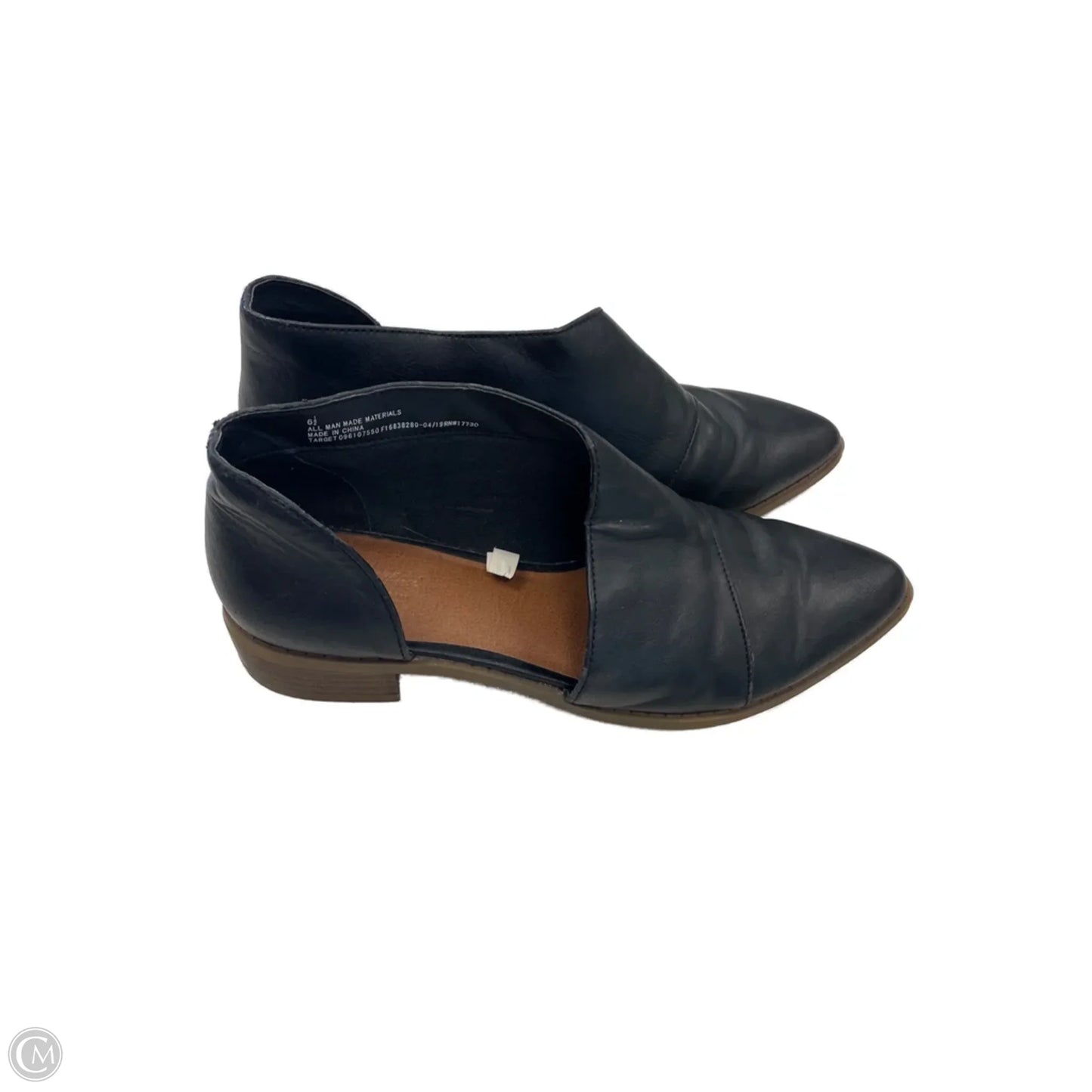 Shoes Flats By Universal Thread In Black, Size: 6.5