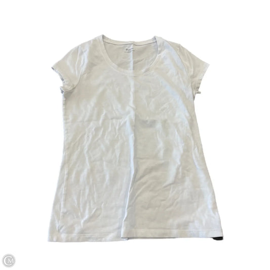 Top Short Sleeve By No Boundaries In White, Size: M