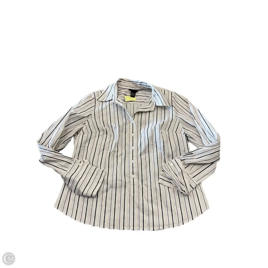 Top Long Sleeve By Lane Bryant In Striped Pattern, Size: Xl