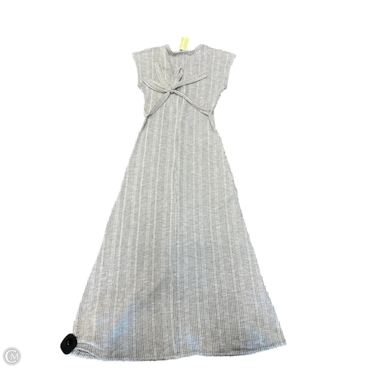 Dress Casual Midi By Caution To The Wind In Grey, Size: Xs