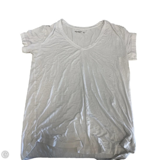 Top Short Sleeve Basic By Abercrombie And Fitch In White, Size: M