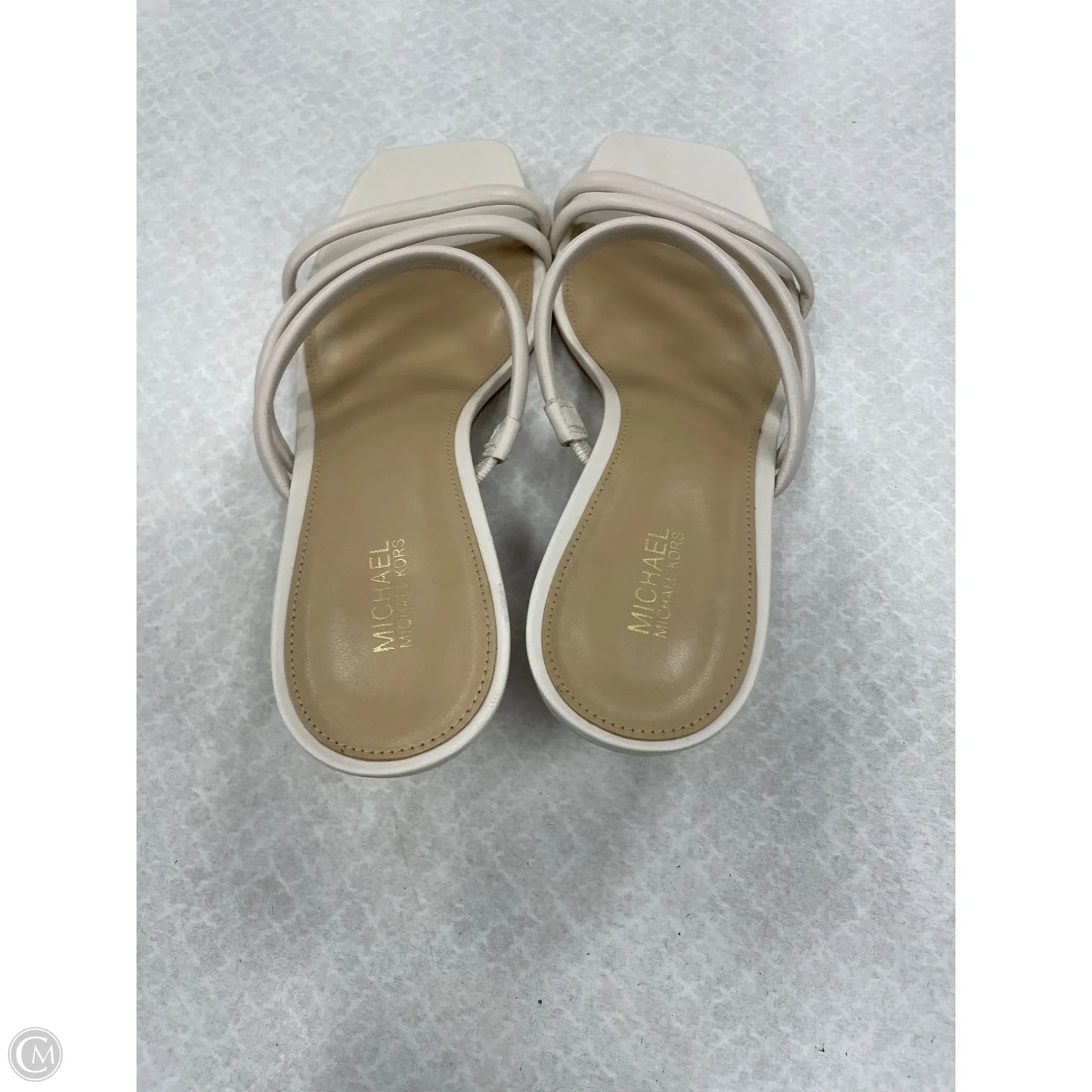 Shoes Designer By Michael Kors In Cream, Size: 7.5