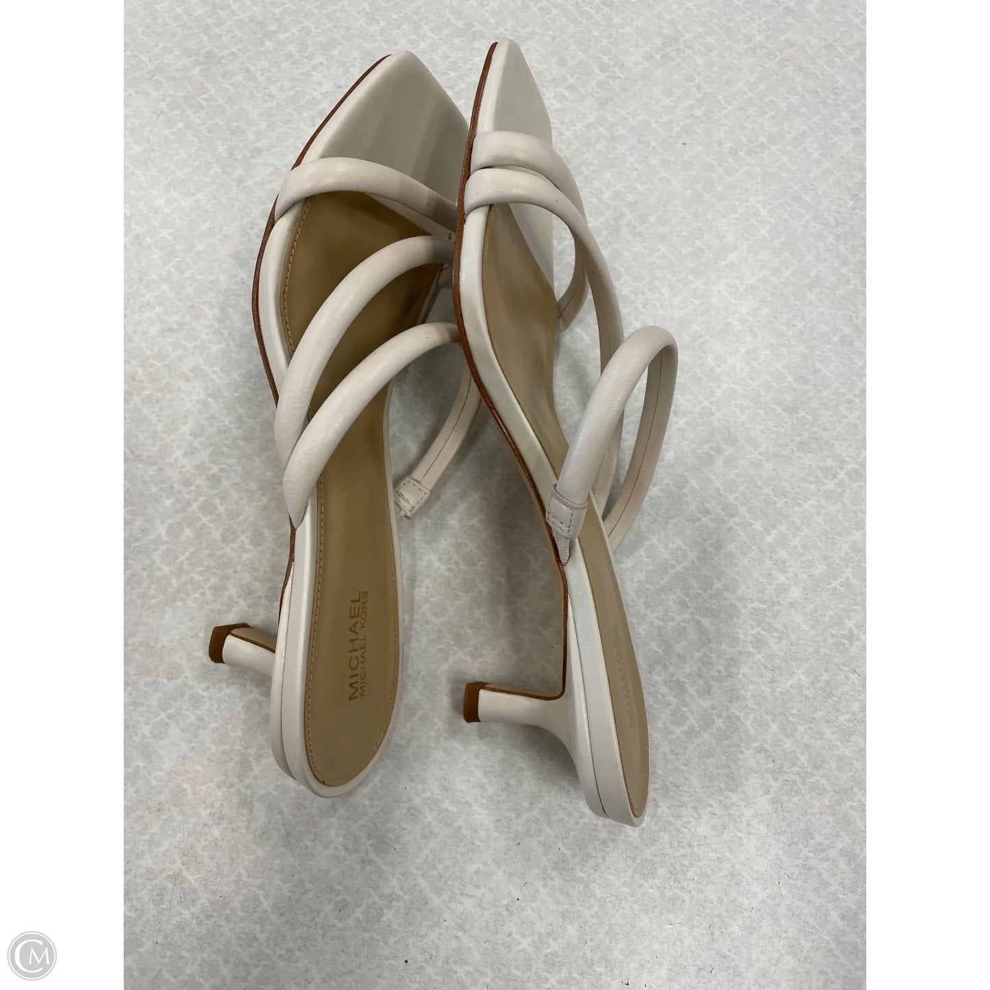 Shoes Designer By Michael Kors In Cream, Size: 7.5