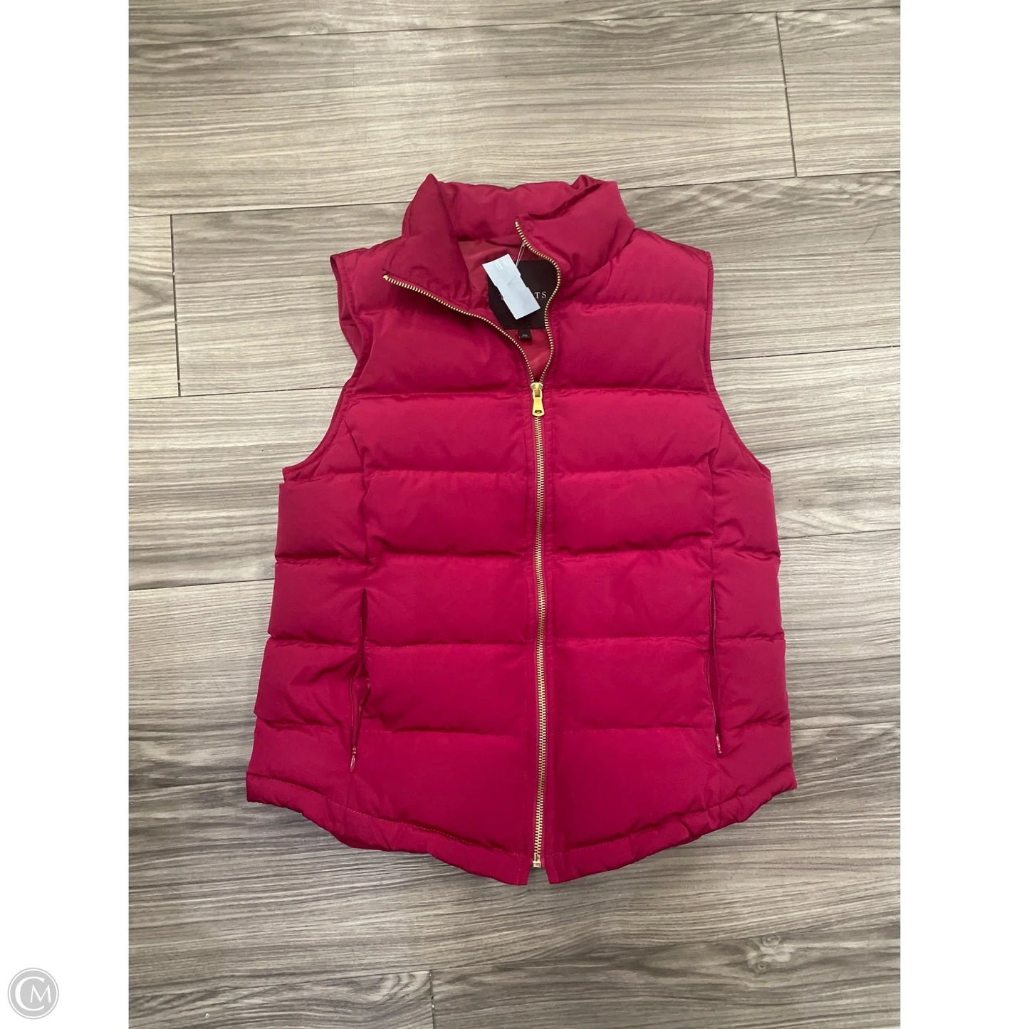 Vest Puffer & Quilted By Talbots In Red, Size: Xs
