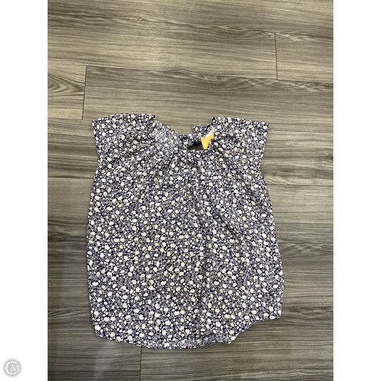 Top Short Sleeve By Lc Lauren Conrad In Floral Print, Size: Xl