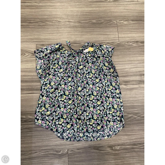 Top Short Sleeve By Lc Lauren Conrad In Navy, Size: Xxl