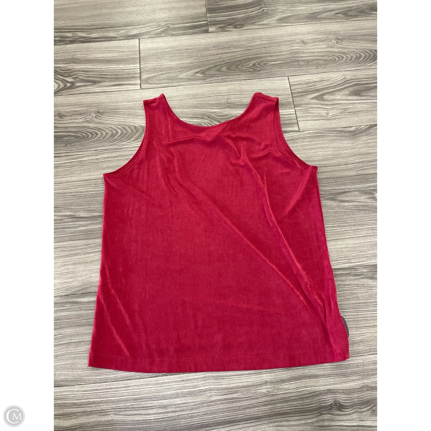 Tank Top By Chicos In Red, Size: 2x