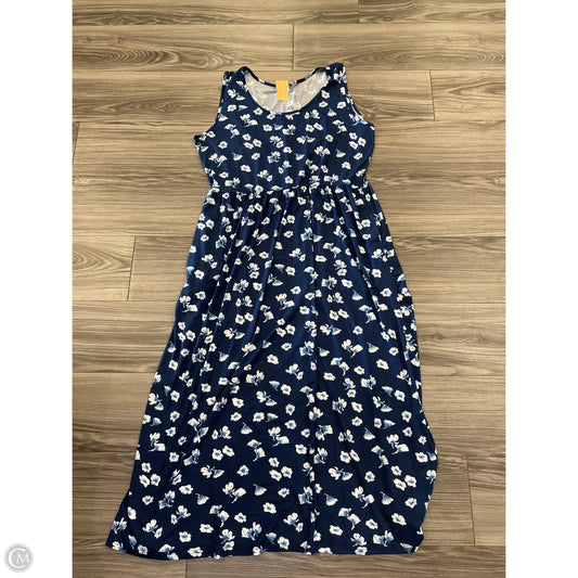 Dress Casual Maxi By Clothes Mentor In Navy, Size: 2x