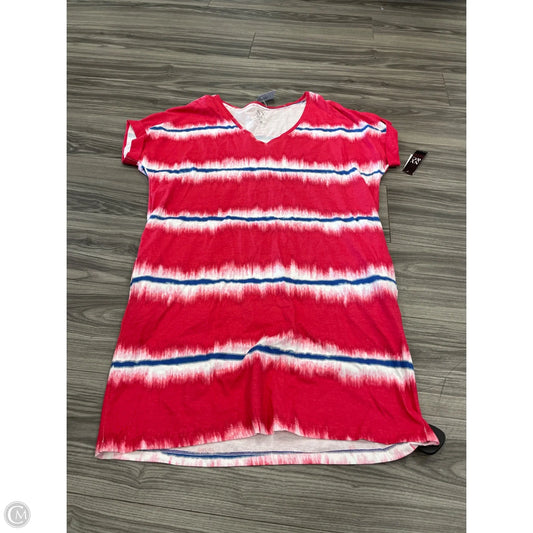 Dress Casual Short By New York And Co In Tie Dye Print, Size: M