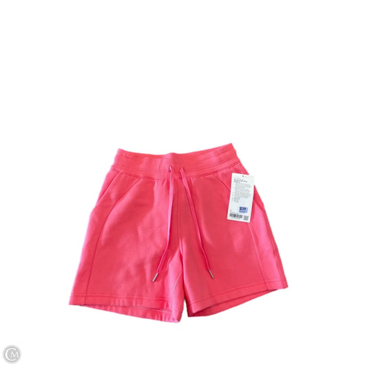 Athletic Shorts By Lululemon In Pink, Size: 6