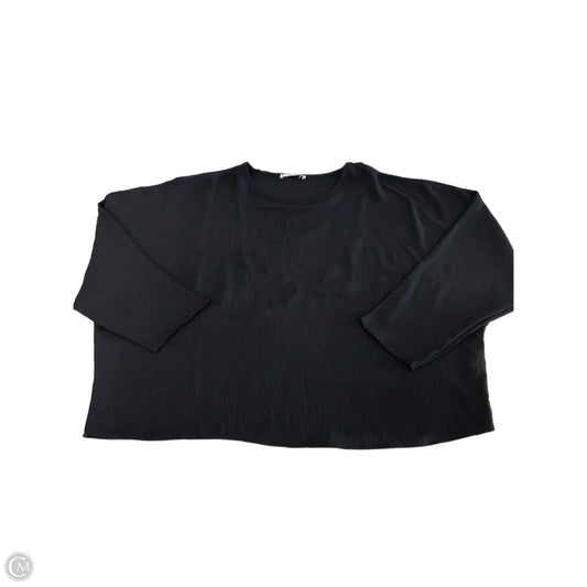Top Long Sleeve By Tres Bien In Black, Size: S