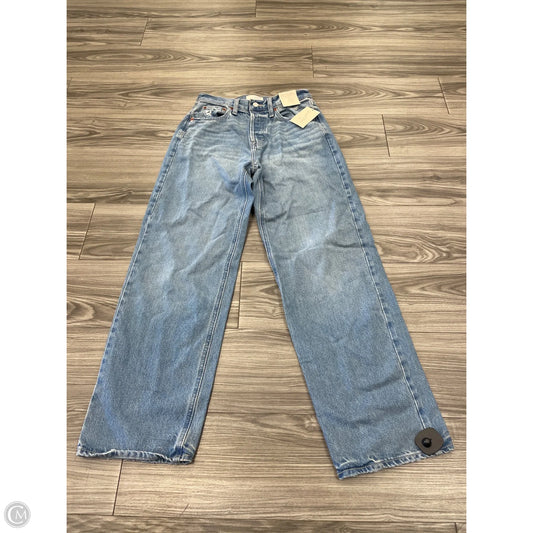 Jeans Wide Leg By Universal Thread In Blue Denim, Size: 4