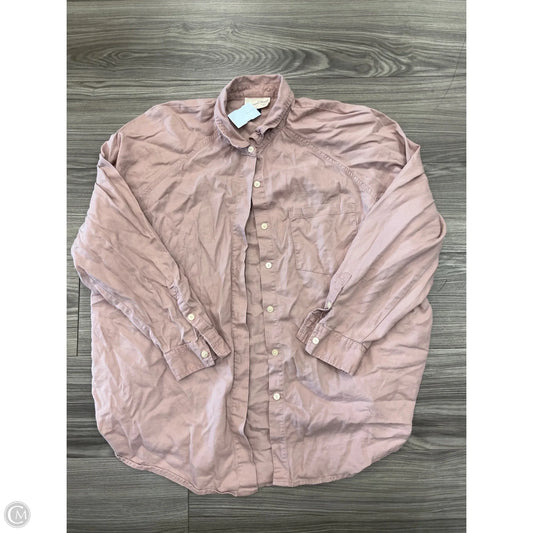 Top Long Sleeve By Universal Thread In Pink, Size: Xxl