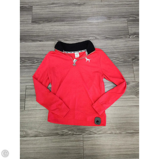Top Long Sleeve By Pink In Red, Size: S