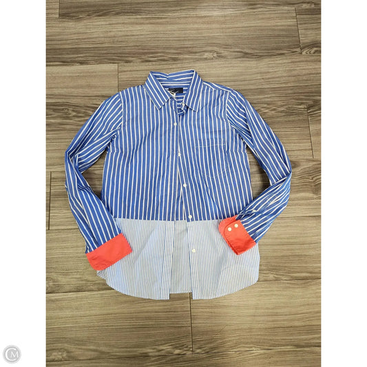 Top Long Sleeve By Gap In Striped Pattern, Size: S