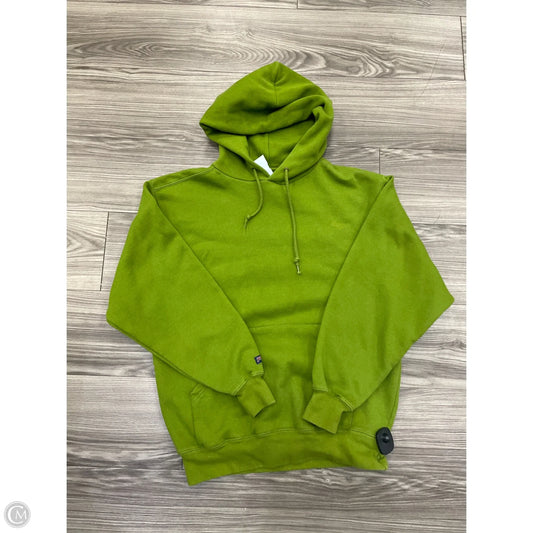 Sweatshirt Hoodie By Jansport In Green, Size: M
