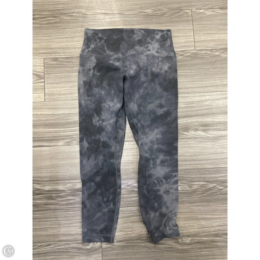 Athletic Leggings By Lululemon In Grey, Size: 10