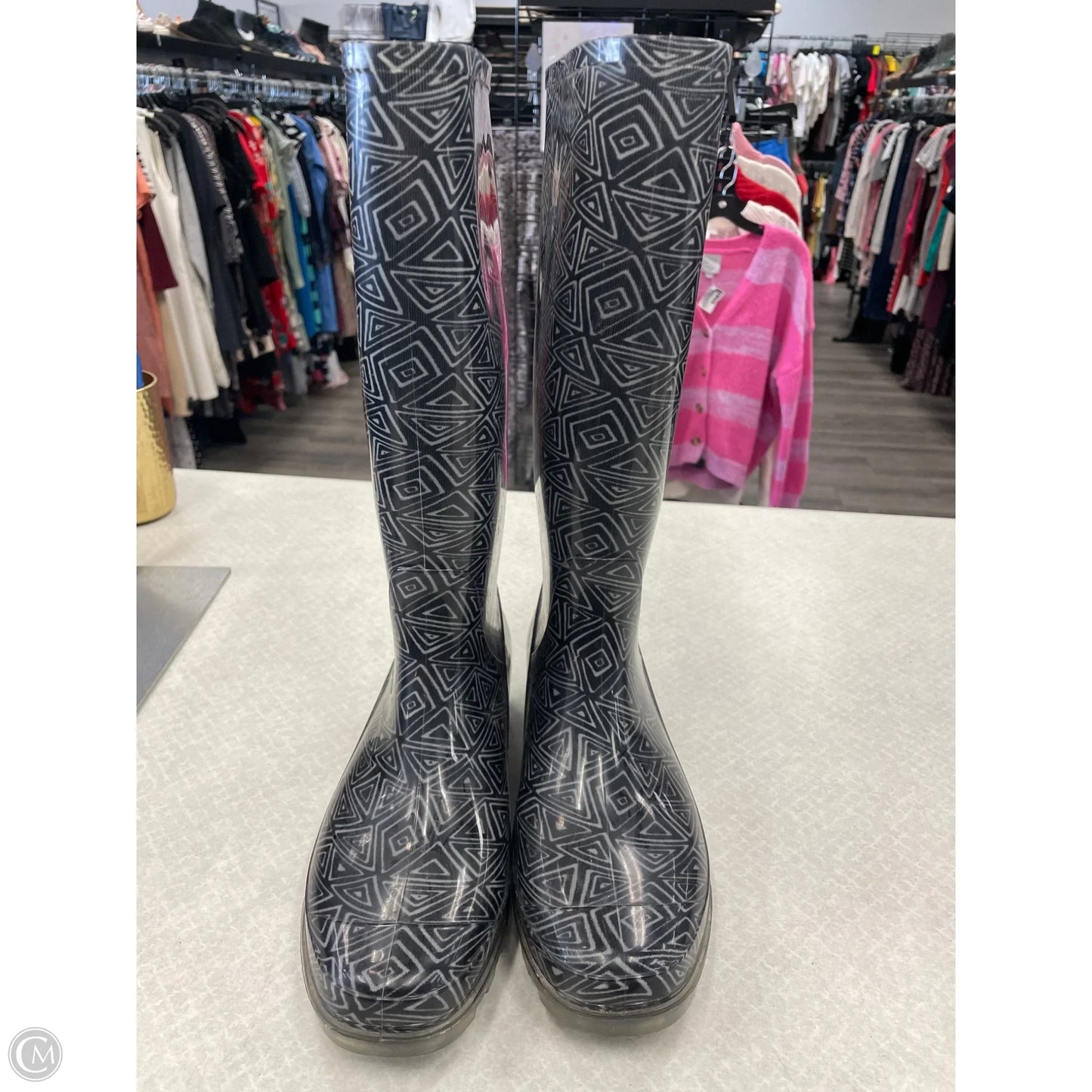 Boots Rain By Toms In Black, Size: 8