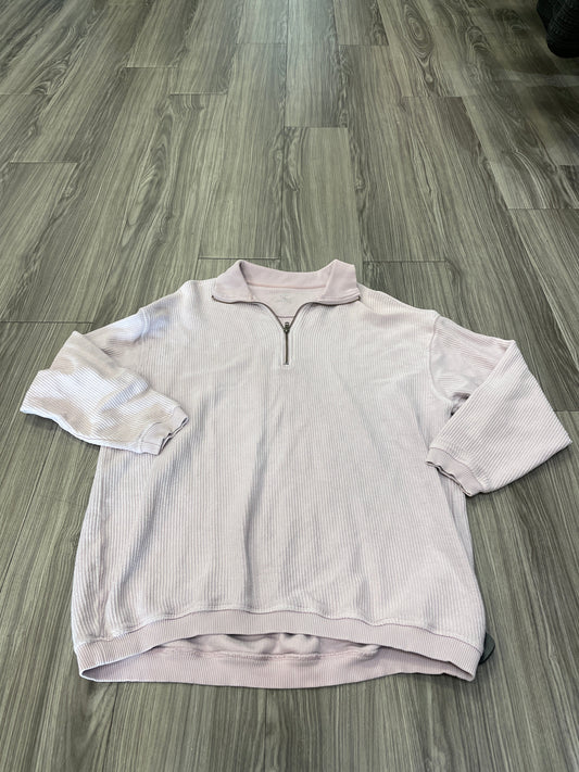 Top Long Sleeve By Aerie In Pink, Size: S