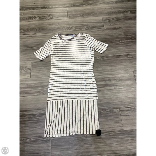 Dress Casual Maxi By Lularoe In Striped Pattern, Size: 2x
